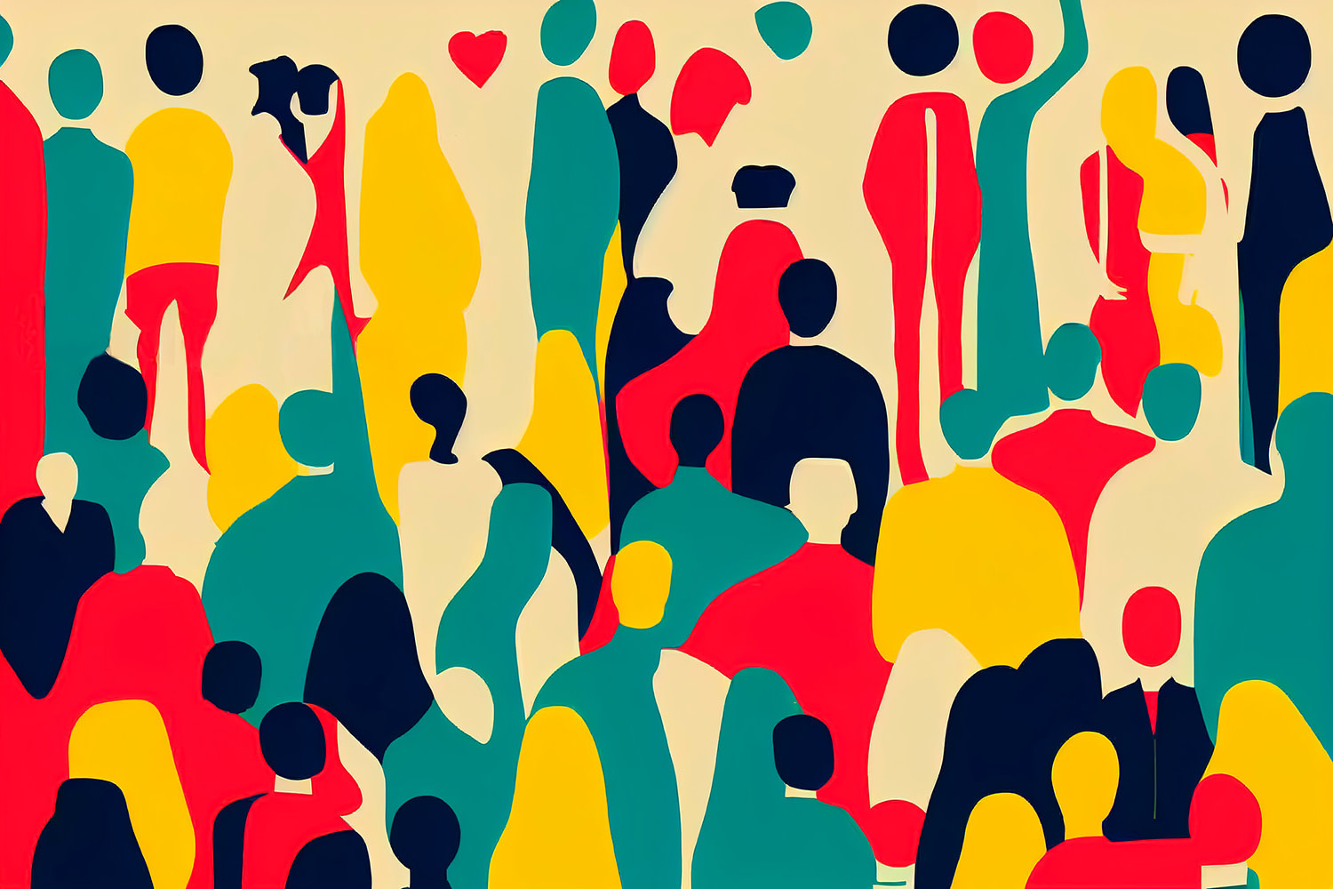 illustration of group of people