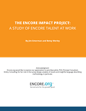 The Encore Impact Project Report Cover